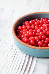 Close-Up of Fresh Figs in a Round Blue Bowl
