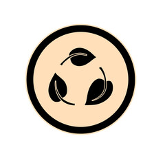 Stamp recycle symbol, recycle sign, Recycled Paper vector stamp for packaging, 