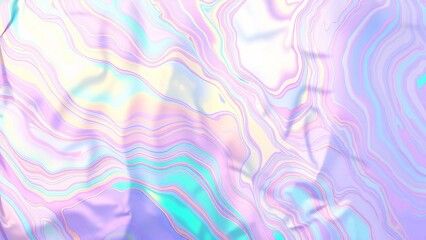 Seamless trendy iridescent rainbow foil texture