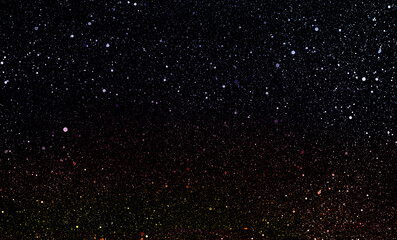 Space star shape sky night background, black starry cosmos abstract pattern dark blue science, textile cosmic galaxy astronomy decoration fantasy wallpaper landscape.