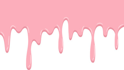 Dripping Cream Border