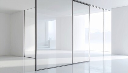 Open Concept Office Animation Sleek Glass Partition Walls and Bright Interiors to Enhance Productivity and Collaboration