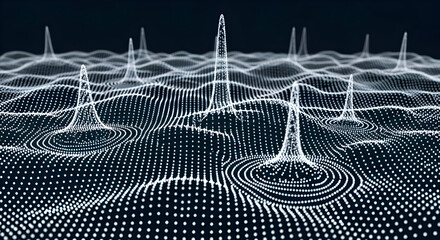 Abstract Data Visualization with Peaks and Valleys.