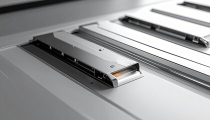 An Open Concept Office Animation Modern Design and Futuristic Elements showcased in a close-up of a contemporary interior and architectural style open office space