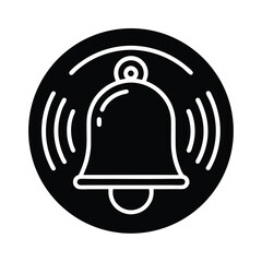 Icon With Streaming Bell And Notifications