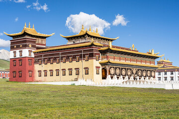 Muya Temple, Buddhist complex, Tagong (Lhagang), Garzê Tibetan Autonomous Prefecture, Sichuan,  China