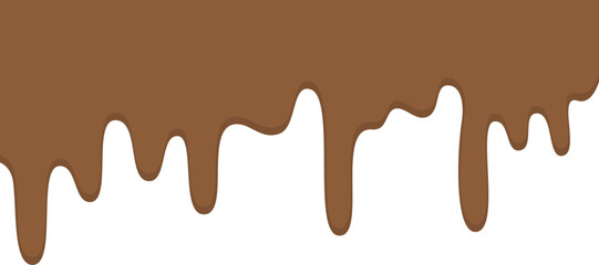 melted chocolate dripping