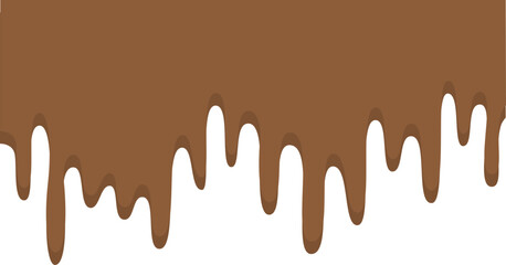 melted chocolate dripping