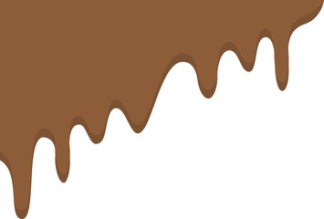 melted chocolate dripping