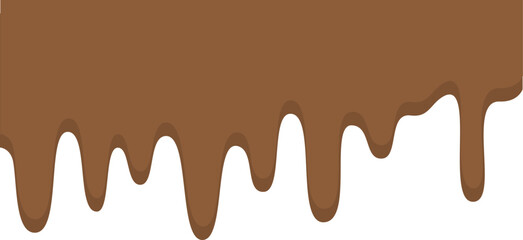 melted chocolate dripping