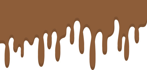 melted chocolate dripping