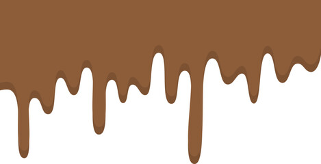melted chocolate dripping