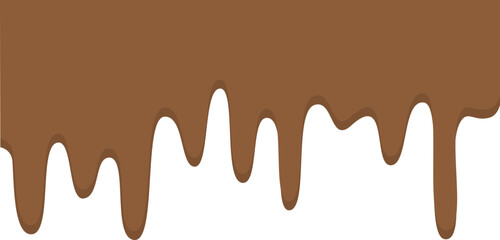 melted chocolate dripping