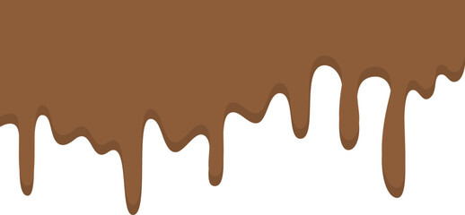 melted chocolate dripping