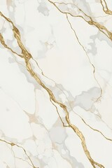 Seamless luxury white marble texture with golden veins – ultra-realistic 8K glossy background