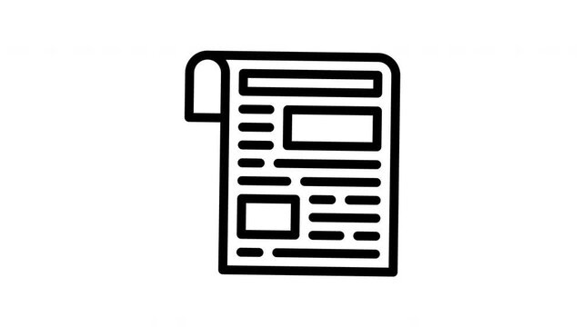 scriptwriter minimalist stroke animation