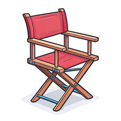 director chair icon cartoon of director chair vector