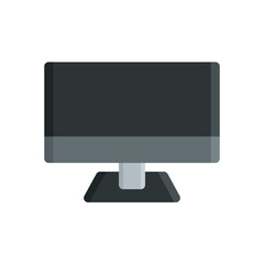monitor simple flat icon illustration