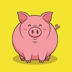 piggy bank vector illustration