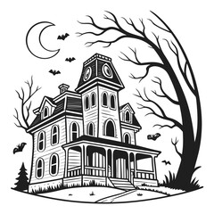 Vintage Halloween Ghost Gathering Invitation