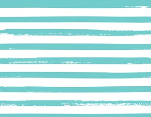 Light teal horizontal stripes with textured brushstrokes on a white background
