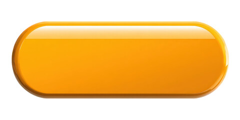 Solid Orange Oval Shape Button