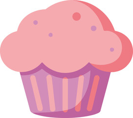 vector illustration of cupcake