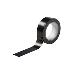 Versatile black duct tape for repairs, crafts, or securing packages