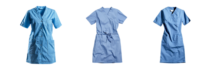 Light blue medical scrubs designed for doctors nurses healthcare professionals