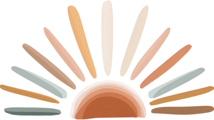 Abstract Sunrise Design