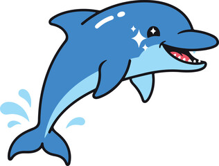 Cute dolphin