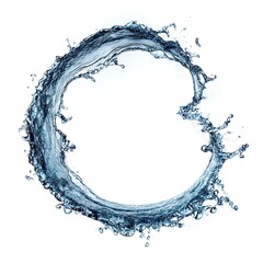 Circular water splash
