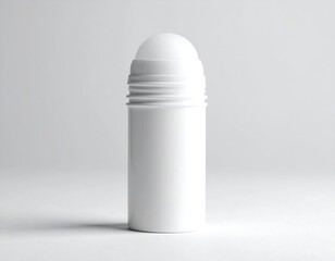Blank white roll-on deodorant