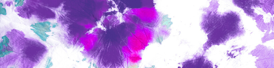 Rainbow Shibori Dye. Delicate Background Wall