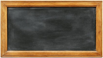 A vintage wooden-framed chalkboard
