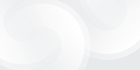 White abstract geometric abstract background overlap layer on bright space with lines simple modern abstract art
