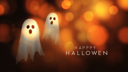 Happy Halloween Ghosts