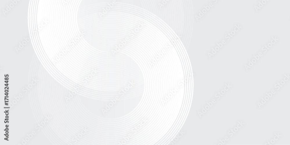 Leinwandbilder white abstract geometric abstract background overlap layer on bright space with lines simple