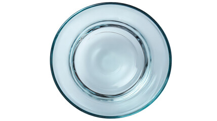Abstract Blue Water Ripple Texture on Transparent Background
