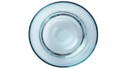 Abstract Blue Water Ripple Texture on Transparent Background