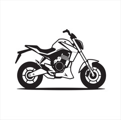 Obraz premium motorcycle on white background
