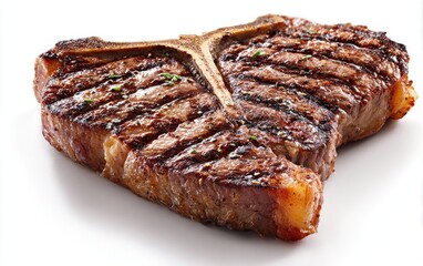 Grilled T-bone steak, close-up (3)