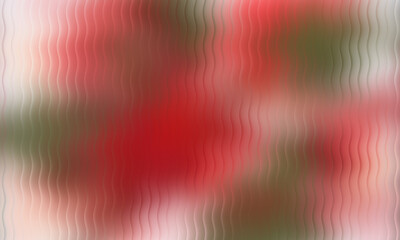 Abstract Wavy Background with Red and Green Tones Creates a Sense of Depth and Movement for Modern Designs