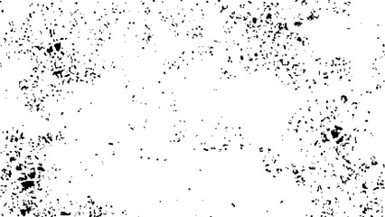 Fototapeta premium Distressed black texture. Dark grainy texture on white background. Rusted white effect. Grunge design elements. Vector illustration