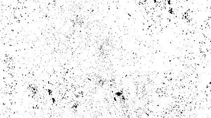 Distressed black texture. Dark grainy texture on white background. Dust overlay textured. Grain noise particles. Rusted white effect. 