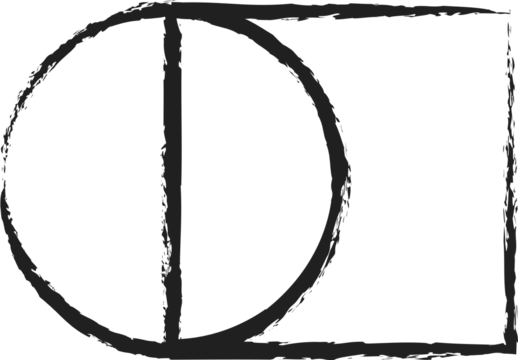 Square brush strokes geometric shape. Design elements