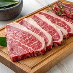 Fototapeta premium raw beef steak