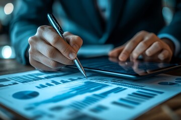 Employee filling out digital incident report on company tablet after workplace safety inspection part of iso procedure and audit trail