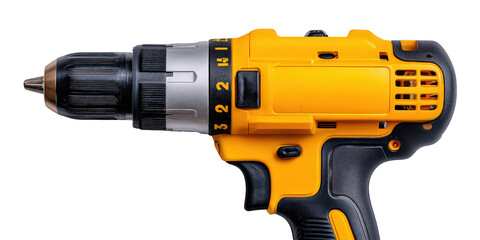 Close Up Of A Yellow And Black Drill