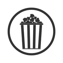 Popcorn package bag  icon isolated on transparent background
